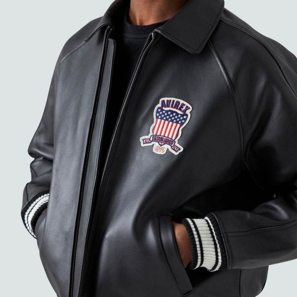 ICON LEATHER JACKET - BLACK - Picture 5 of 5